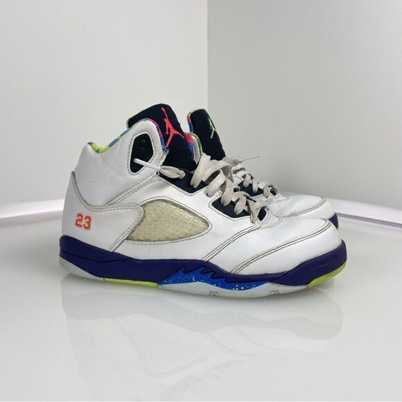 Jordan Other - Nike Air Jordan 5 Retro Bel Air White Multi DB3026-100 Preschool Boys Size 3Y